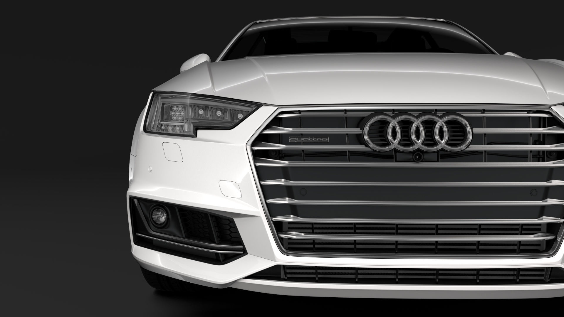 Audi A4 L 45 TFSI quattro S line B9 2016 3D model_7