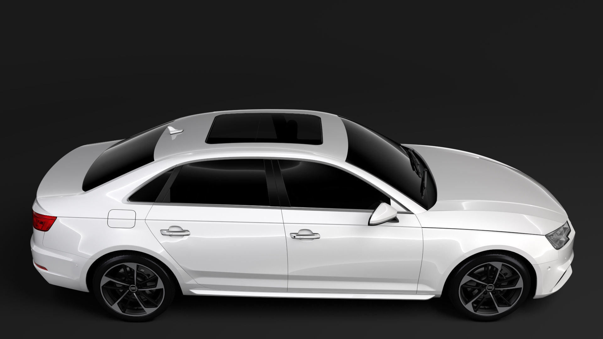 Audi A4 L 45 TFSI quattro S line B9 2016 3D model_4