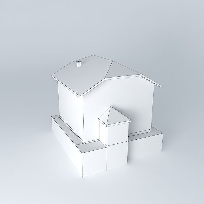 Osman C House 3D model_4
