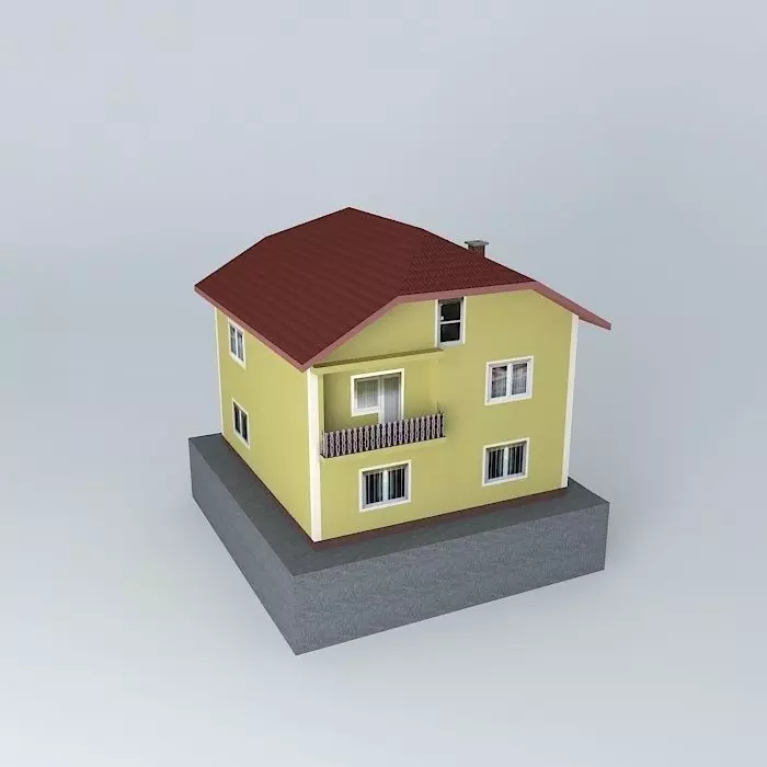 Osman C House 3D model_0