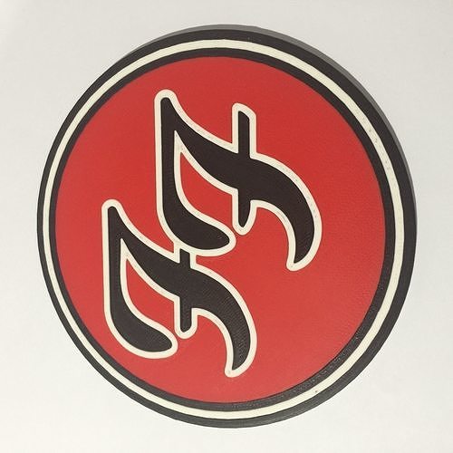 Foo Fighters Logo Coaster 3D print model