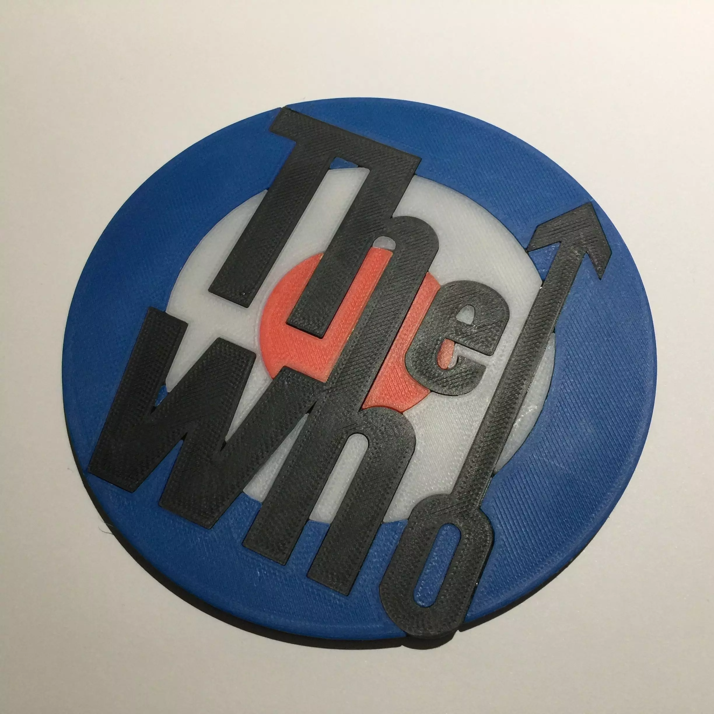The Who Logo Coaster 3D print model_0