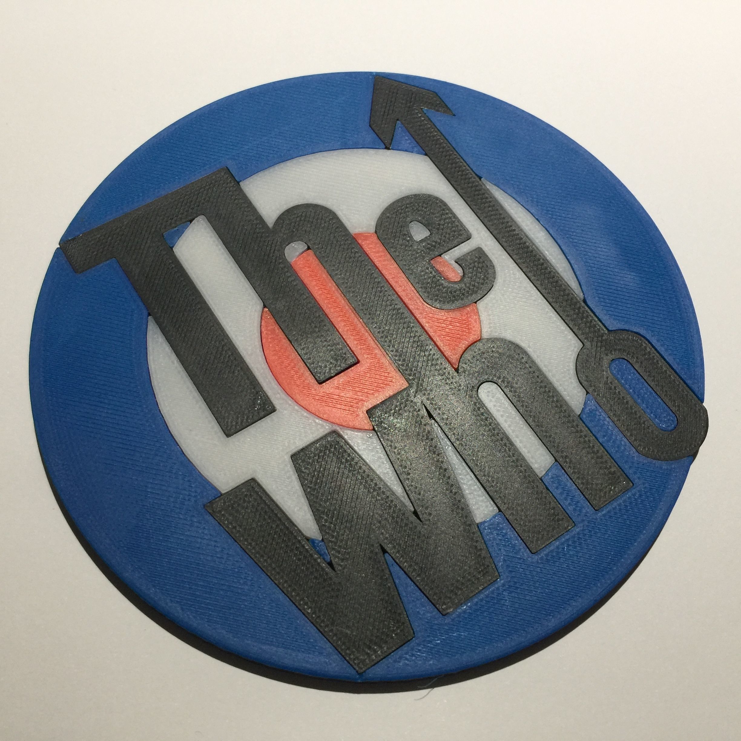 The Who Logo Coaster 3D print model_3