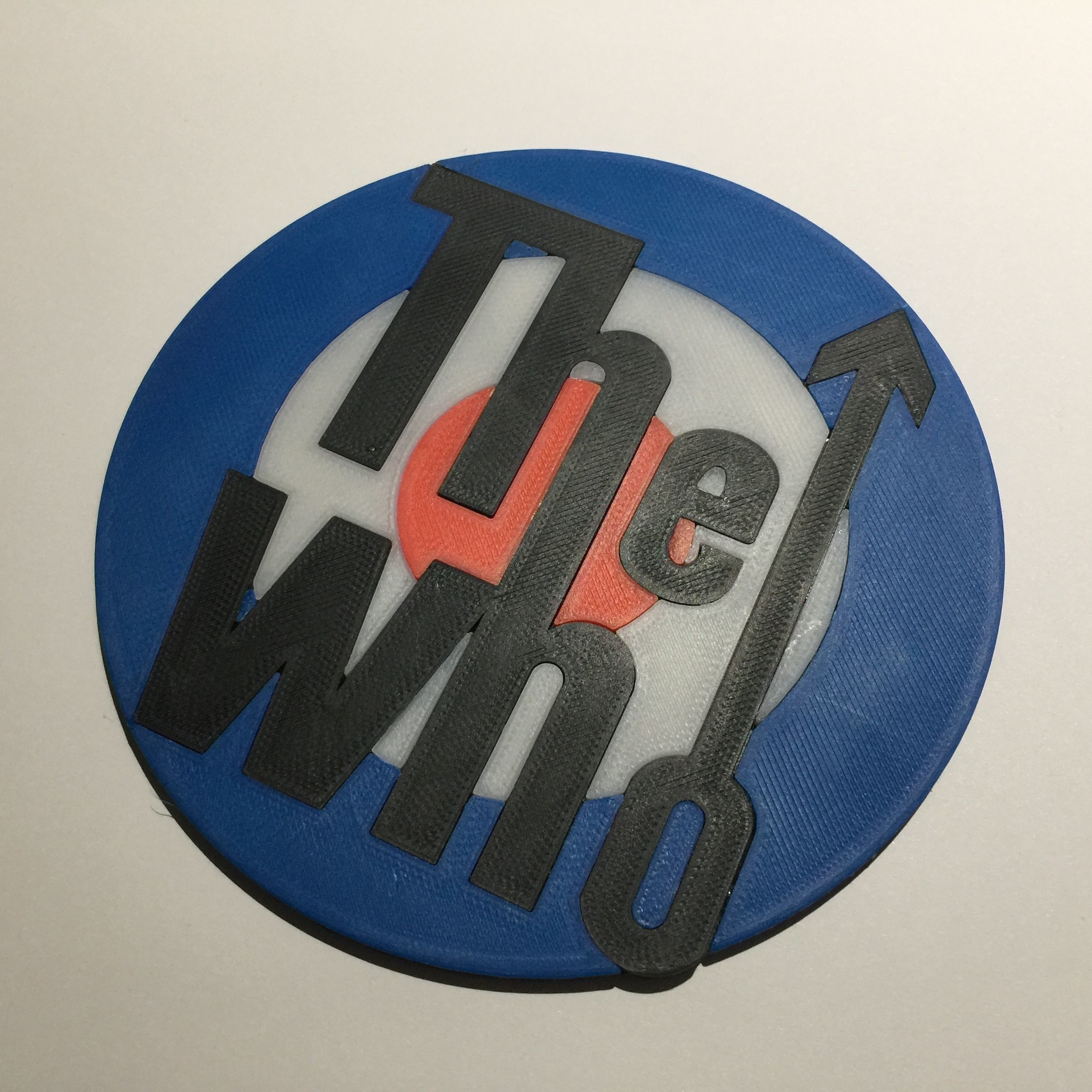 The Who Logo Coaster 3D print model_1