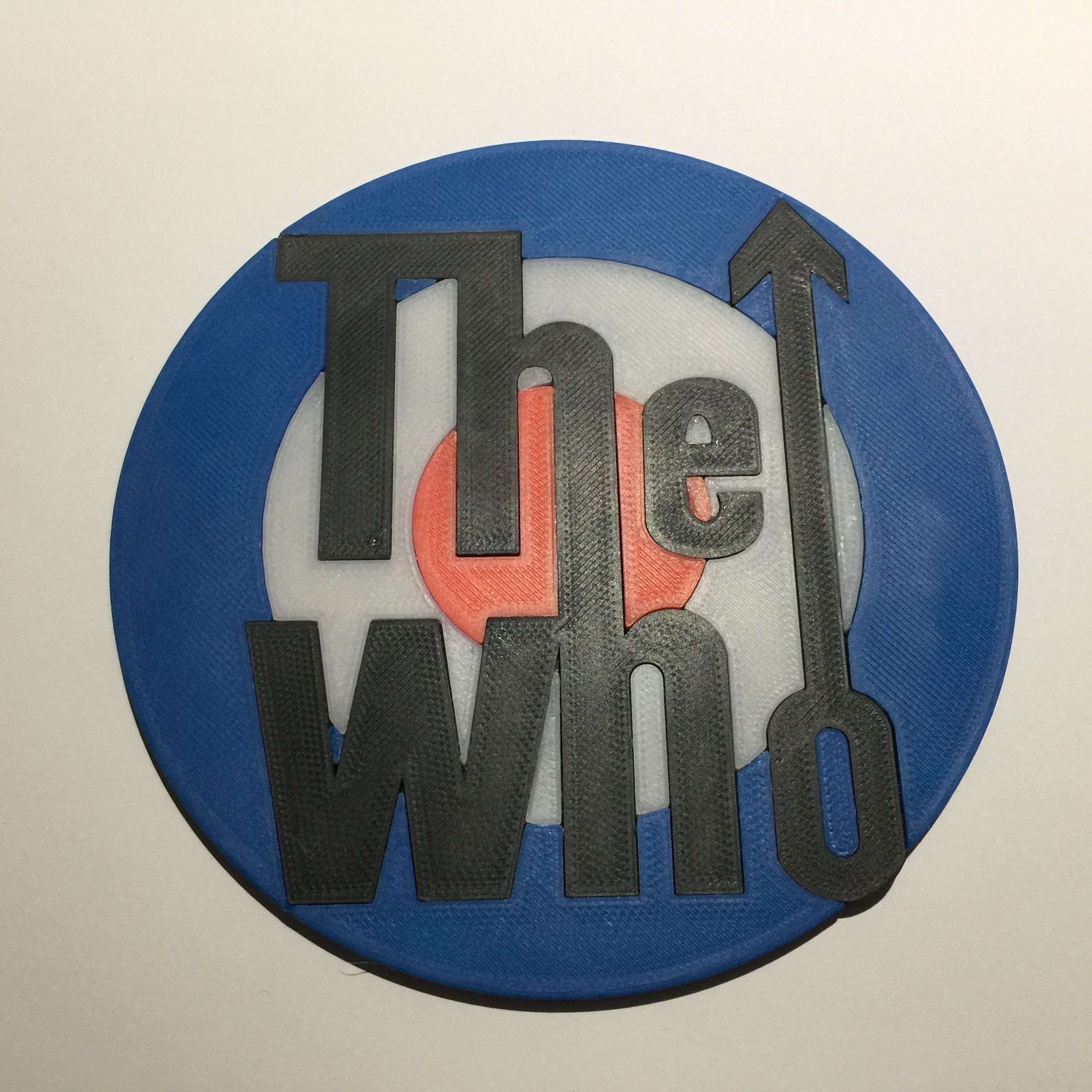 The Who Logo Coaster 3D print model_4
