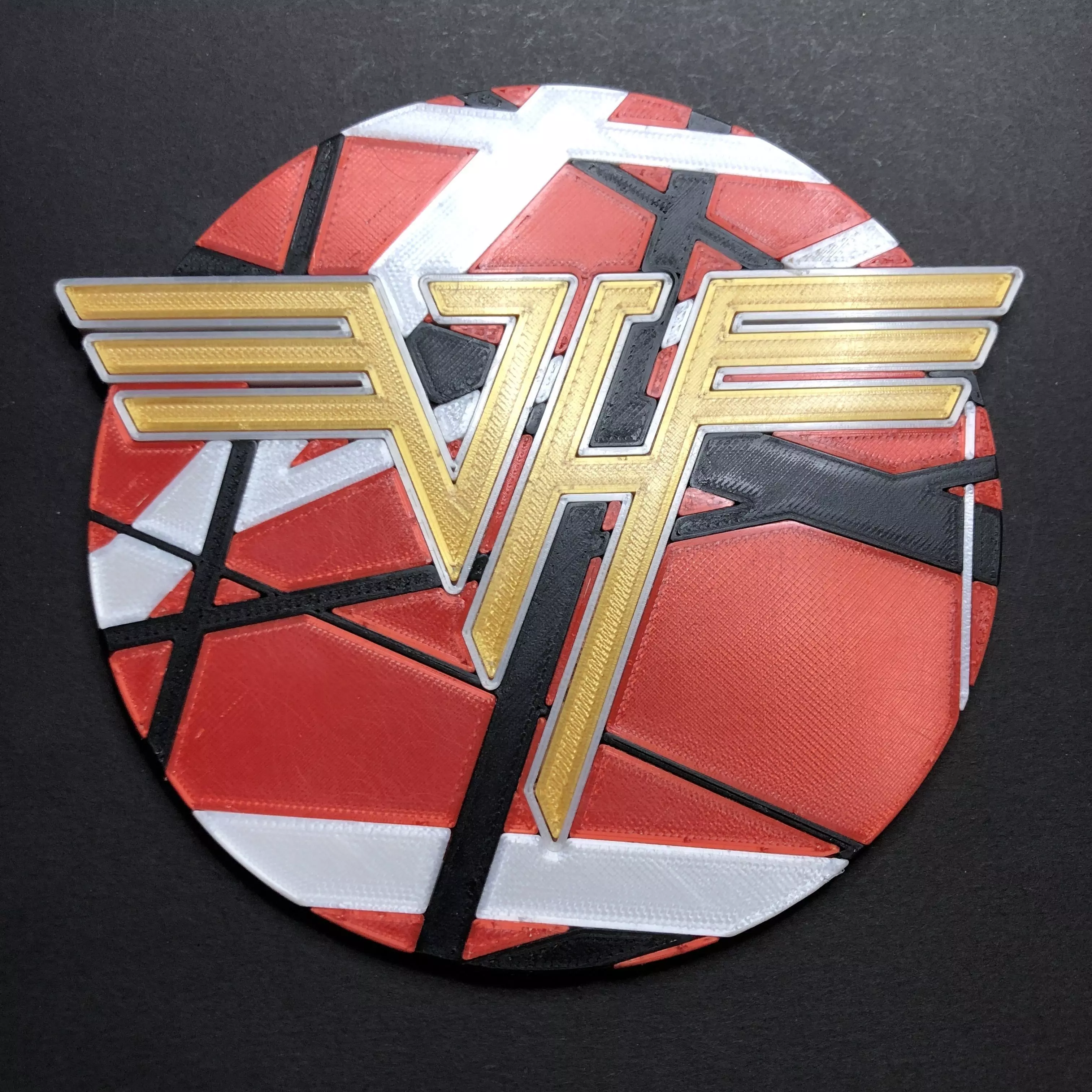 Van Halen Logo Coaster 3D print model