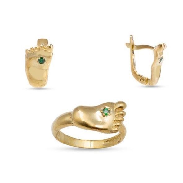 Baby Foot Ring 3D print model_1