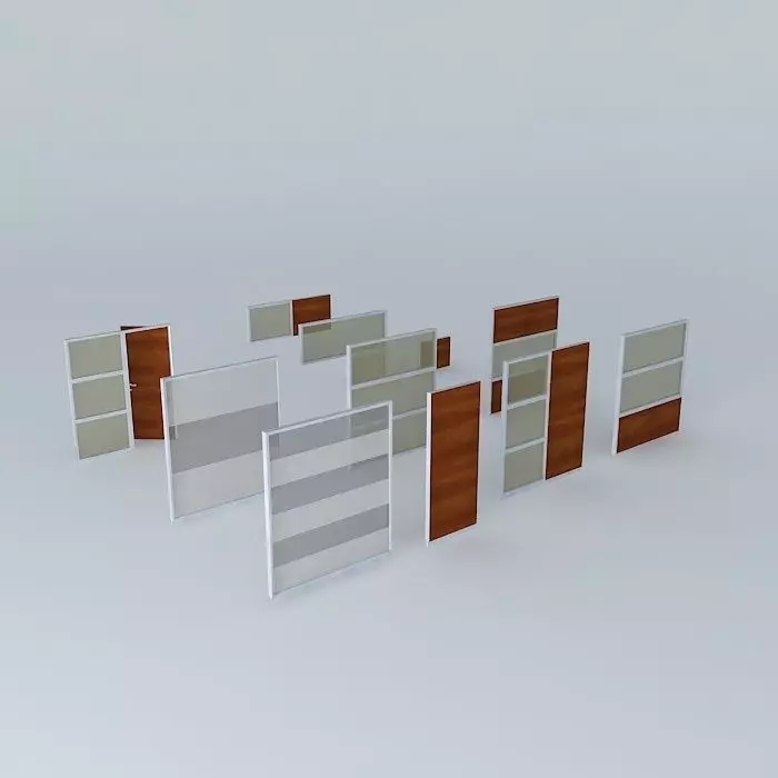 office wall modul Free 3D model