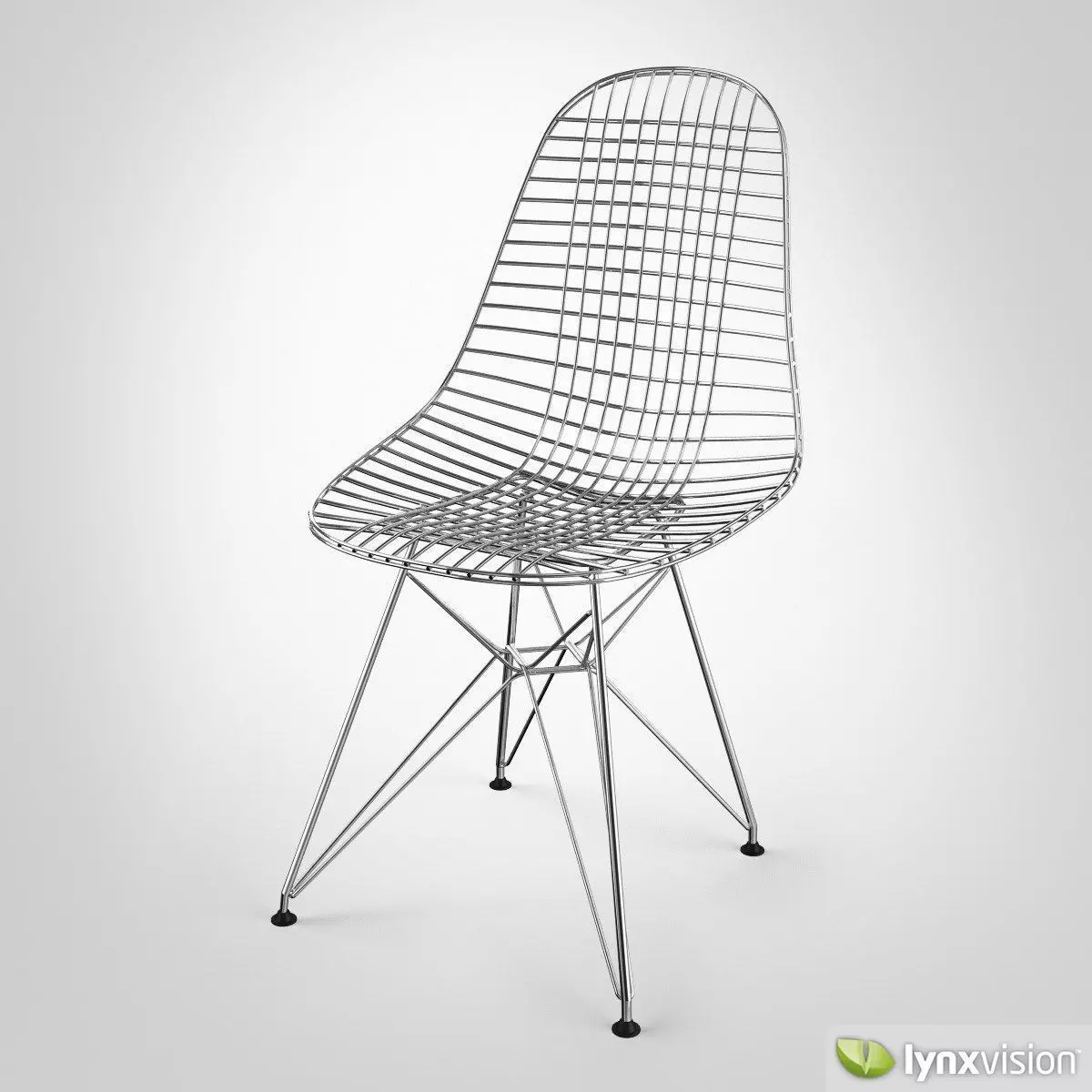 Wire Chair DKR 3D model_0