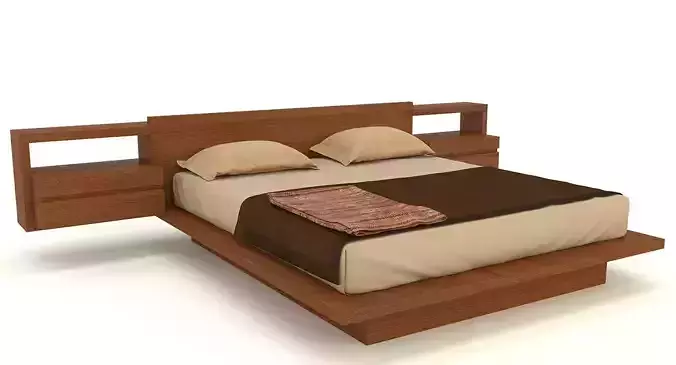Wooden Double Bed