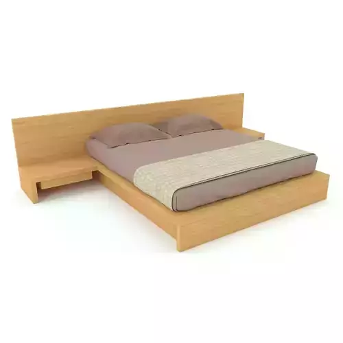 Wooden Double Bed