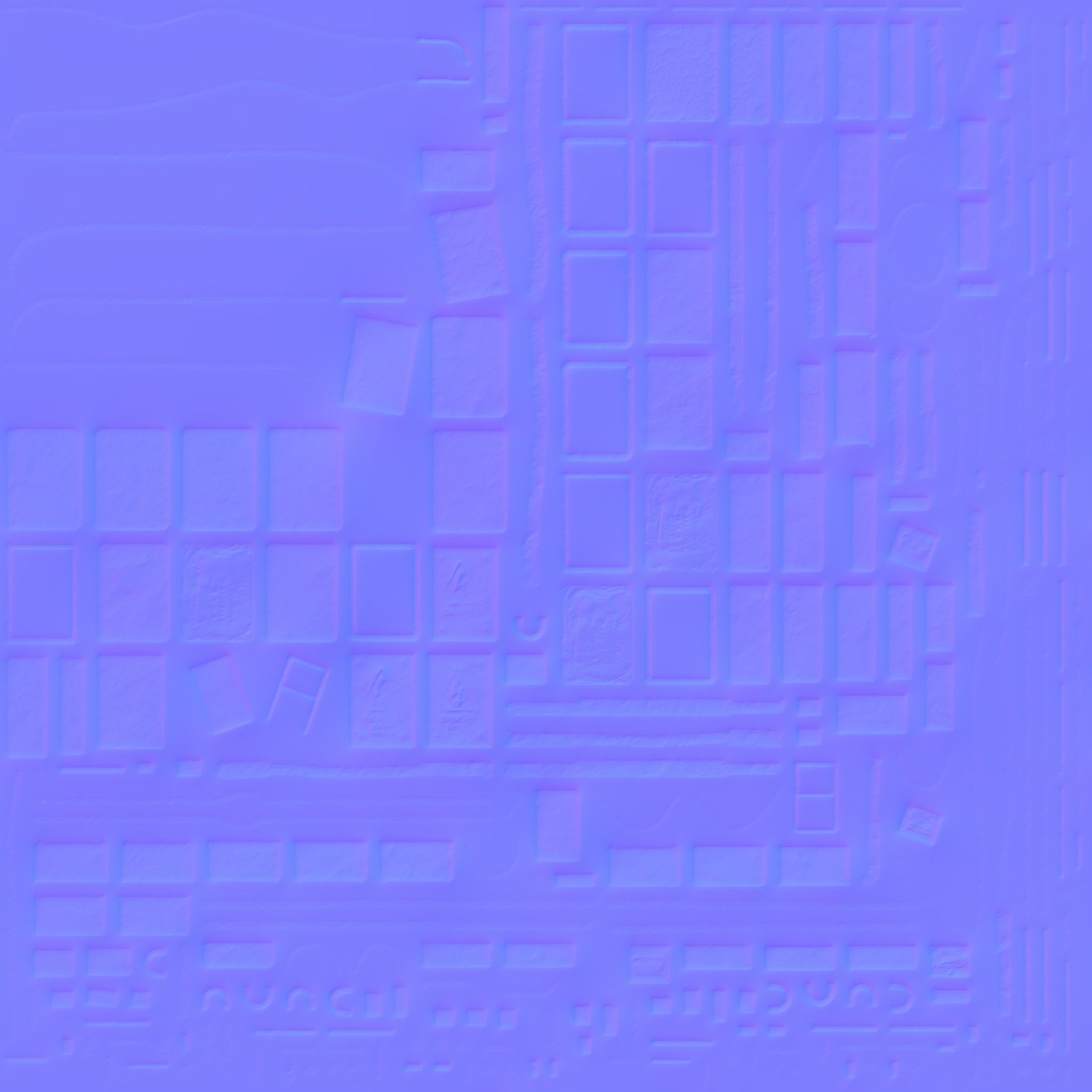 Old Electrical Panel Low-poly 3D model_18