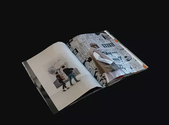 book magazine Low-poly 3D model_0