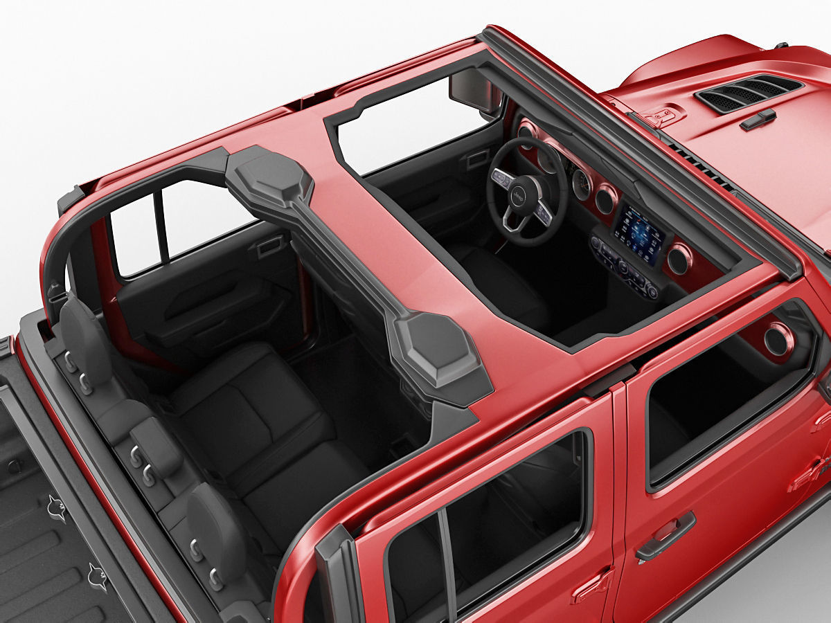 Jeep Gladiator 2020 3D model_14