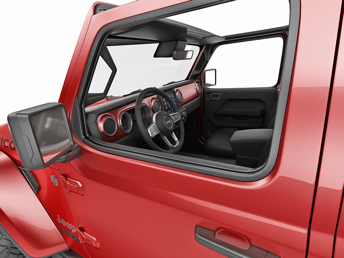 Jeep Gladiator 2020 3D model_13
