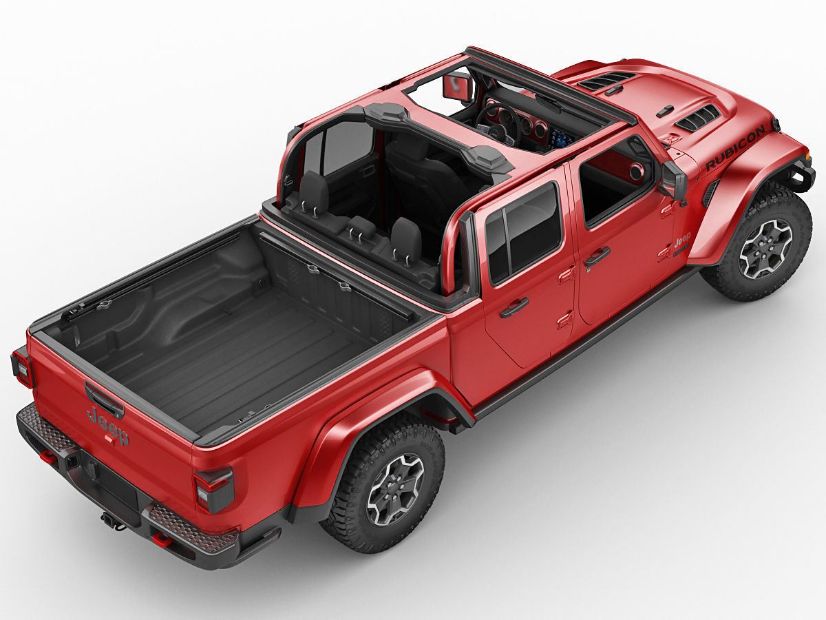 Jeep Gladiator 2020 3D model_7