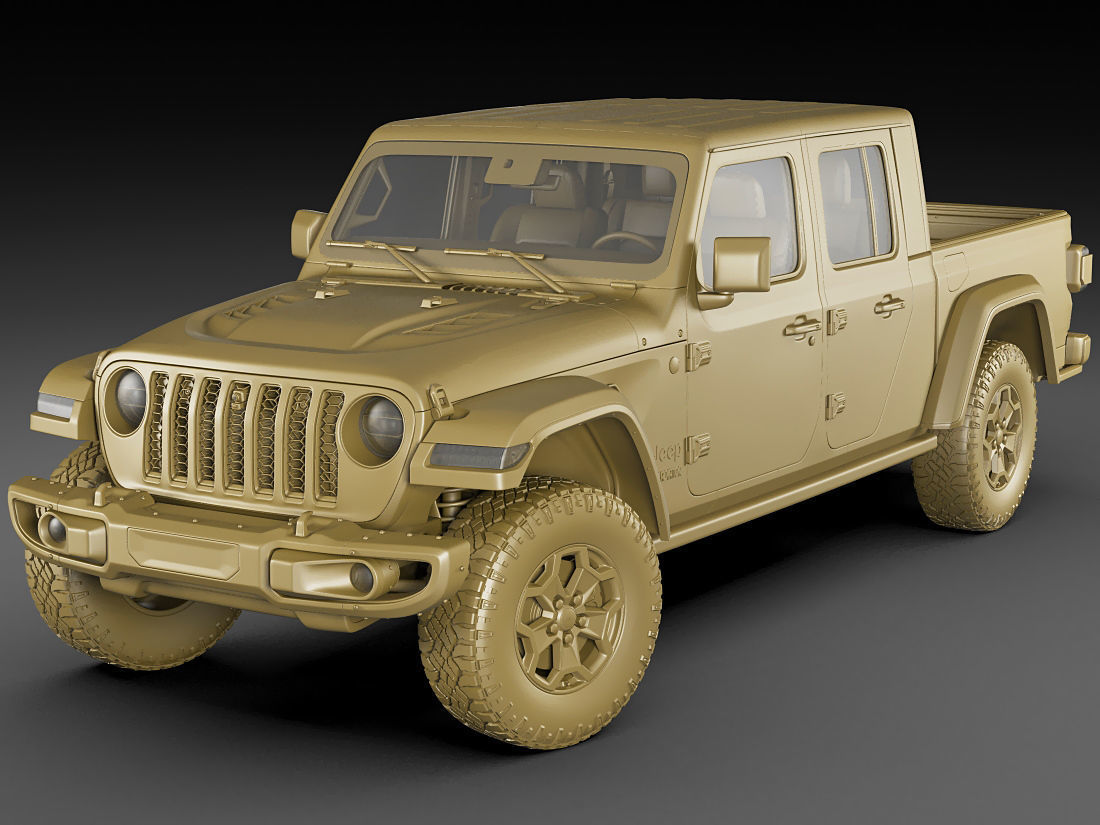 Jeep Gladiator 2020 3D model_20