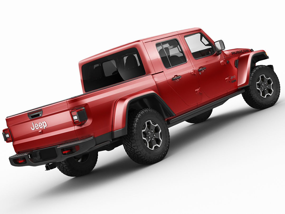 Jeep Gladiator 2020 3D model_9