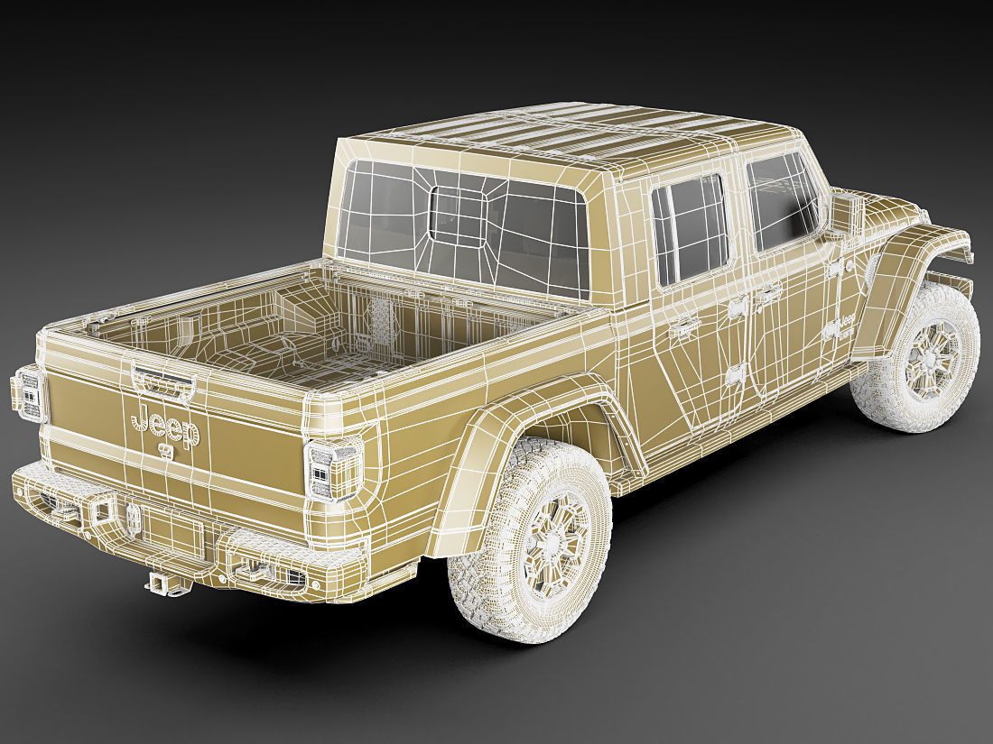 Jeep Gladiator 2020 3D model_27