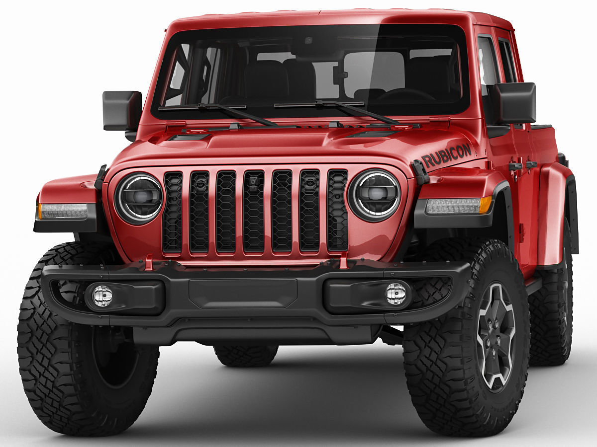 Jeep Gladiator 2020 3D model_11
