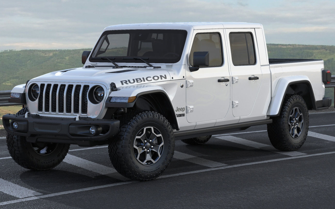 Jeep Gladiator 2020 3D model_17