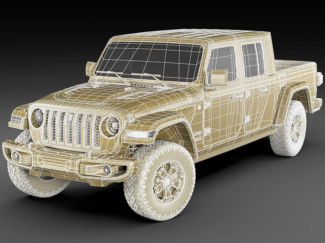 Jeep Gladiator 2020 3D model_26