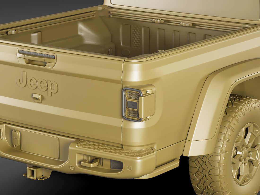 Jeep Gladiator 2020 3D model_23