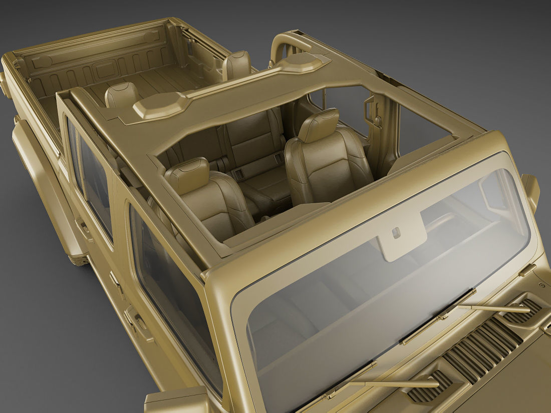 Jeep Gladiator 2020 3D model_25