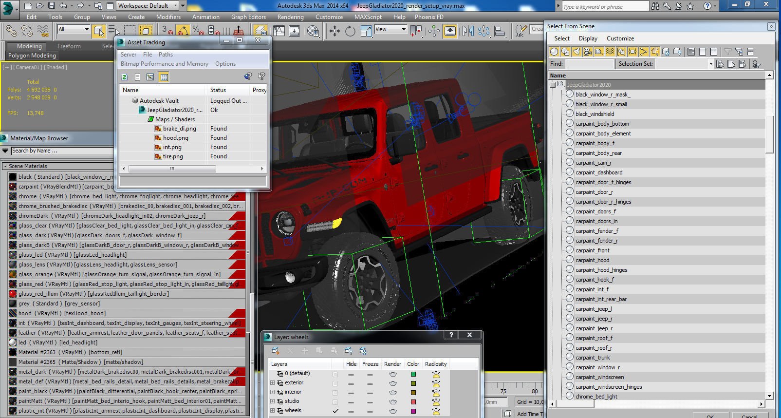 Jeep Gladiator 2020 3D model_29