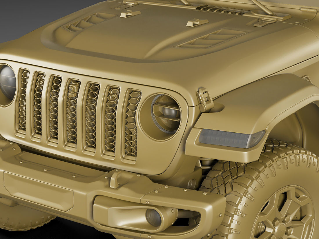 Jeep Gladiator 2020 3D model_22