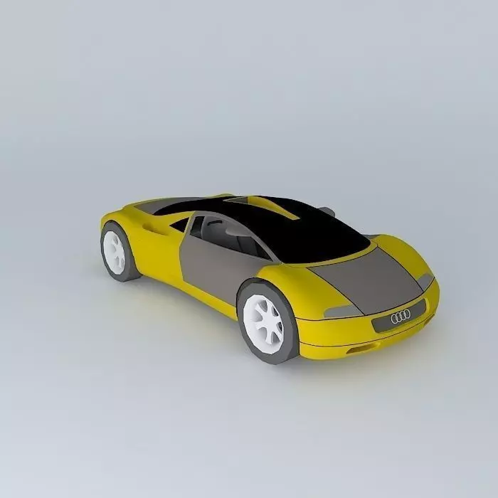 Audi Quattro Concept Free 3D model_0