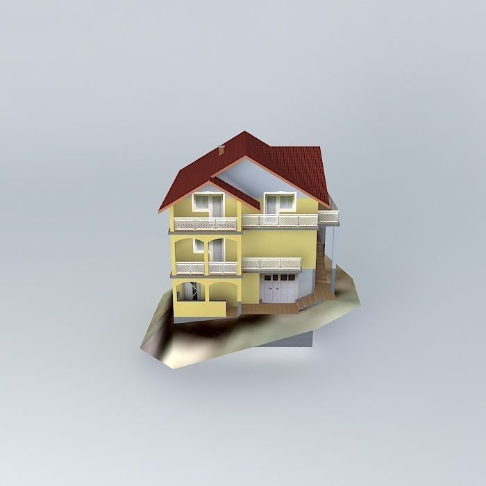 Huso H House 3D model_1