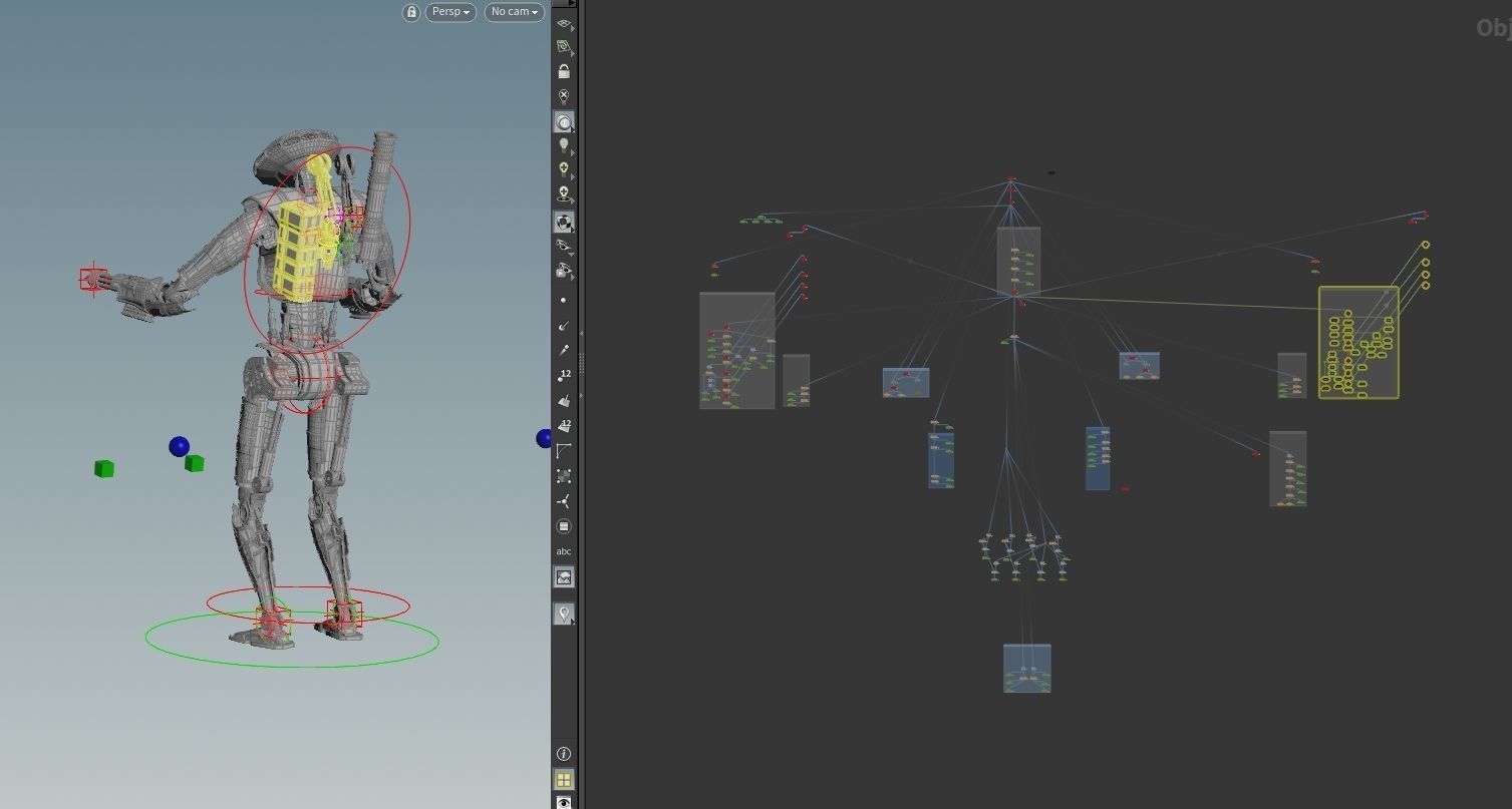Robot Sky-Fi Riging model PBR texture  3D model_7