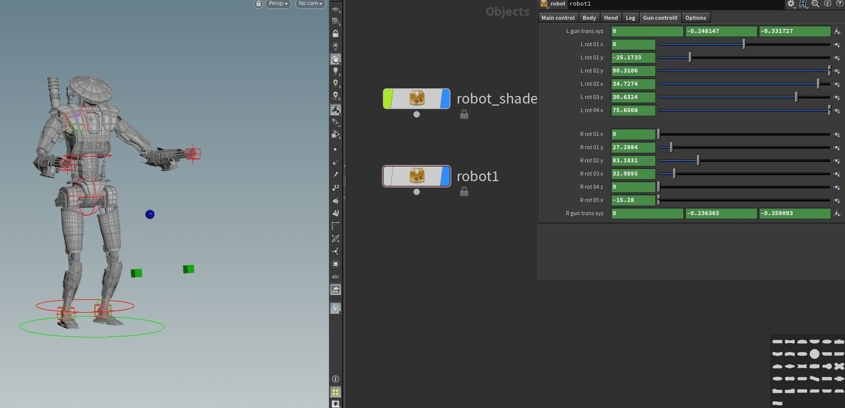 Robot Sky-Fi Riging model PBR texture  3D model_6