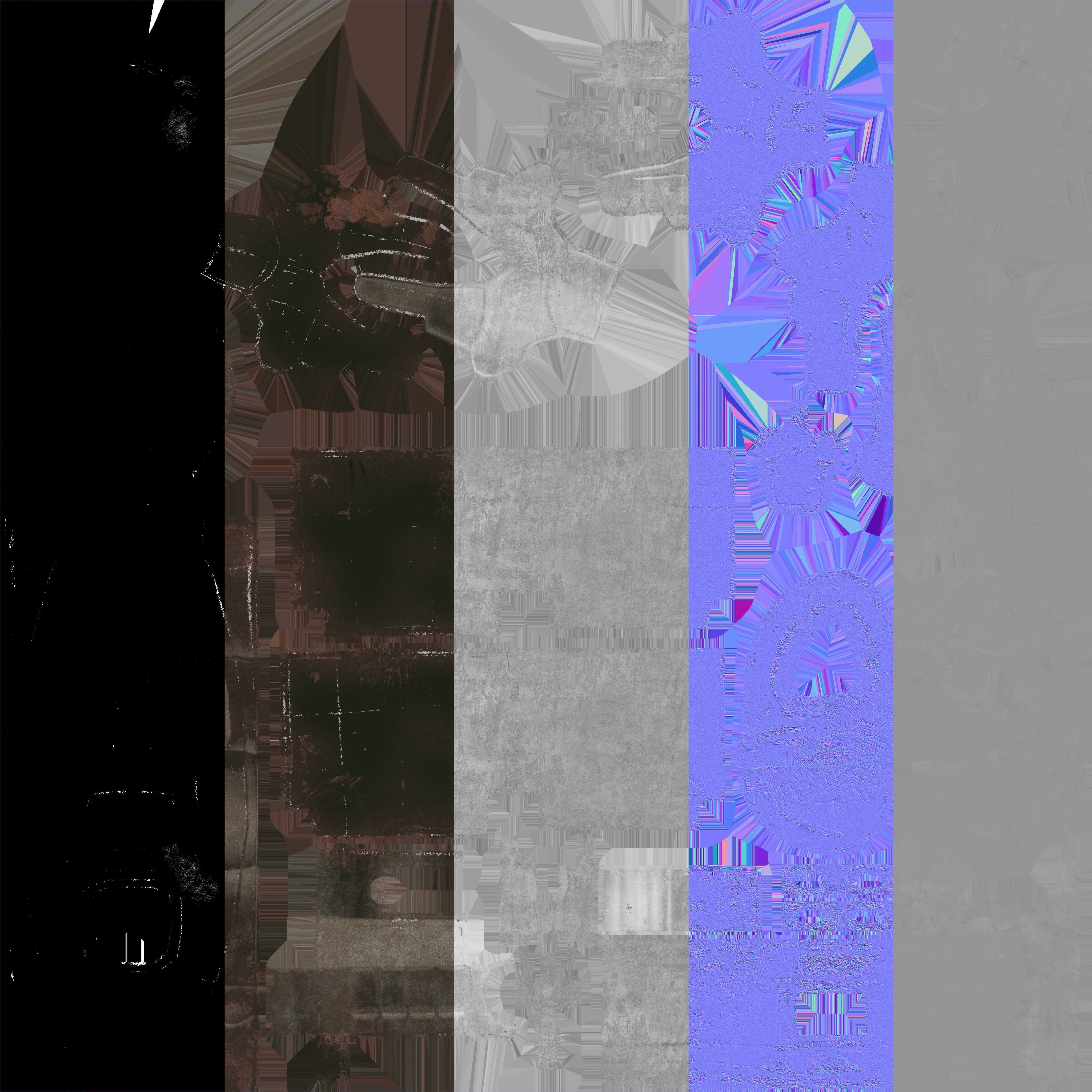 Robot Sky-Fi Riging model PBR texture  3D model_4