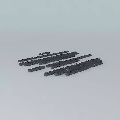 Turkey set of blocks