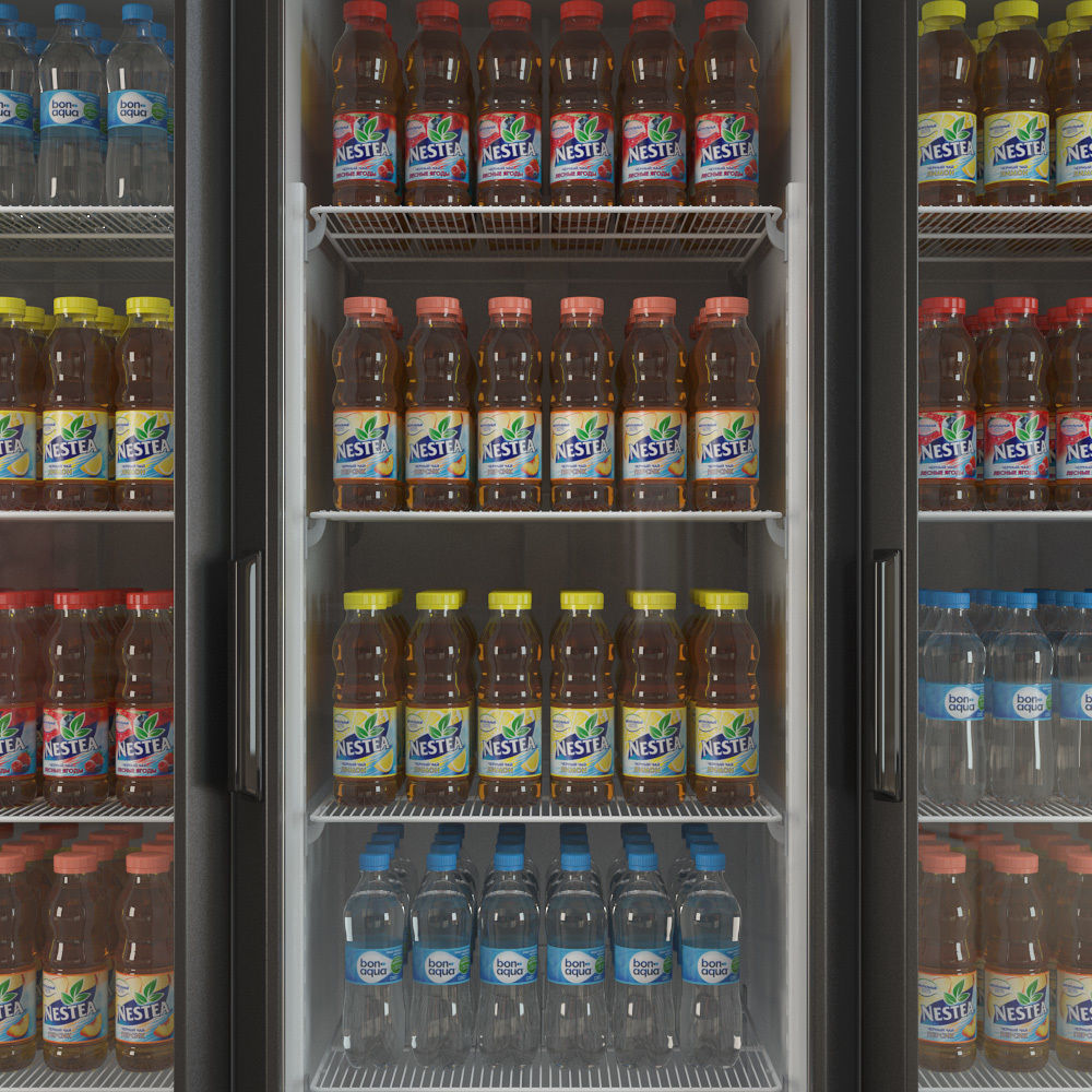 Refrigerated cabinets 3D model_1