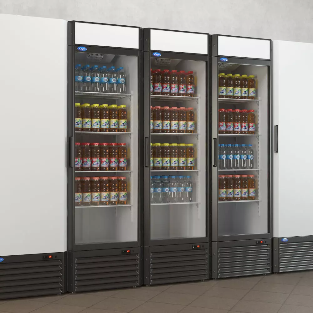 Refrigerated cabinets 3D model_0