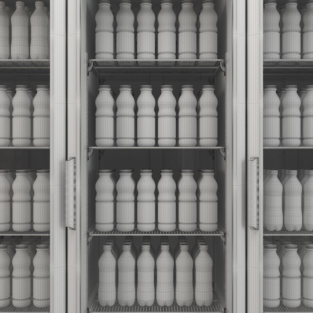 Refrigerated cabinets 3D model_6