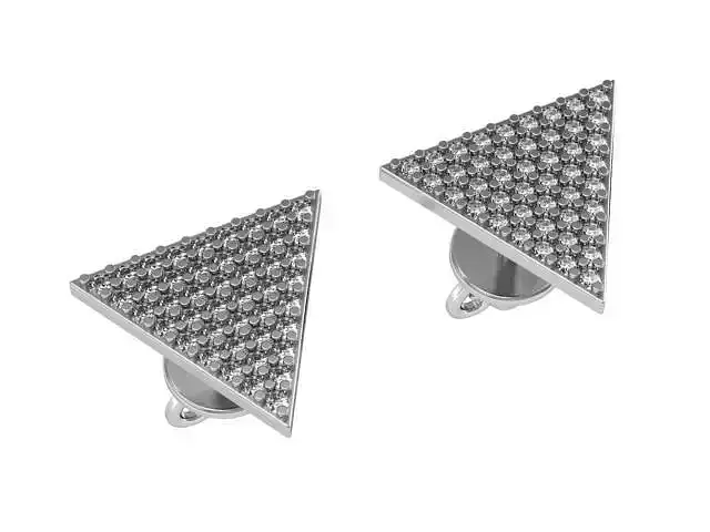 Triangular studs 3D print model