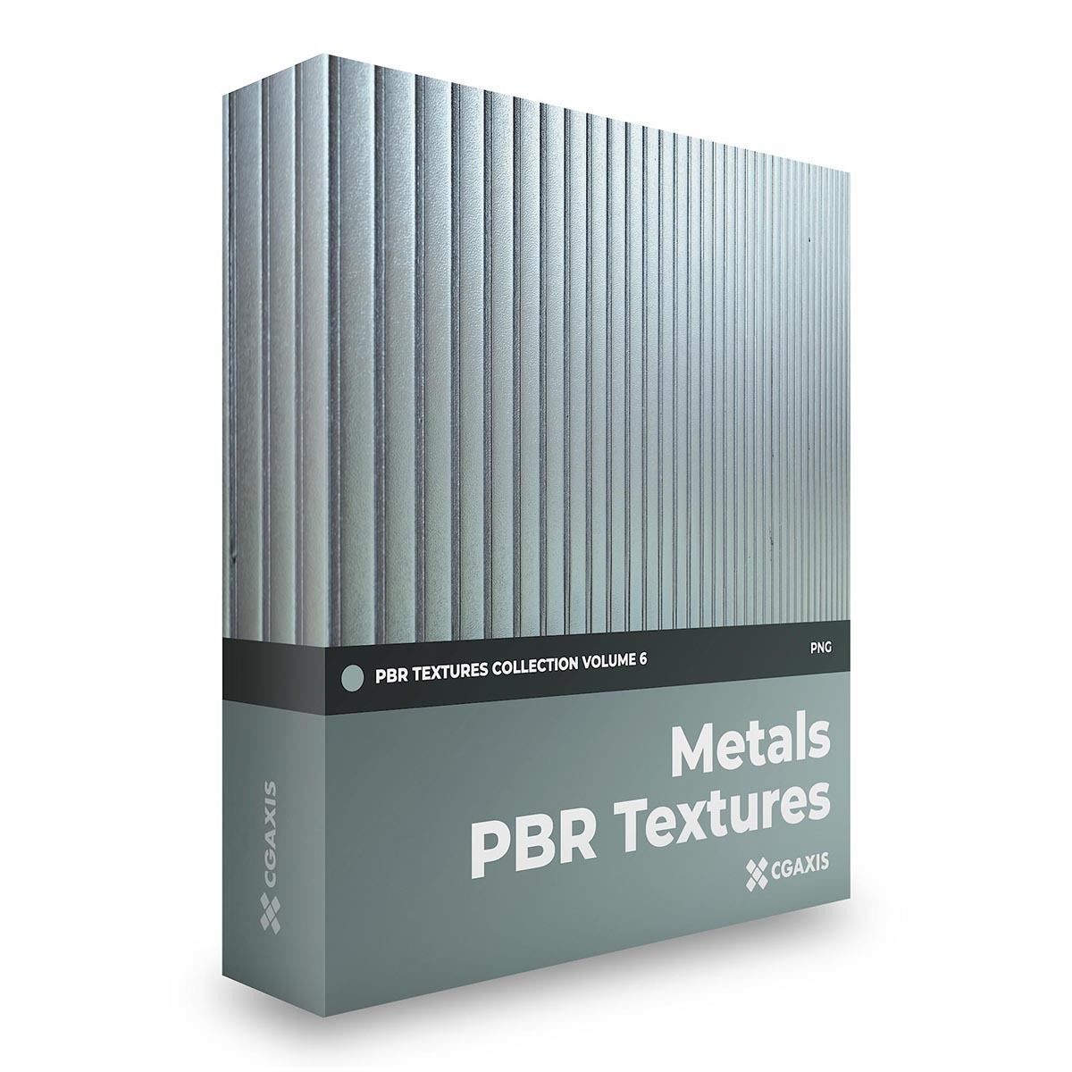 CGAxis Metals PBR Textures Collection Volume 6