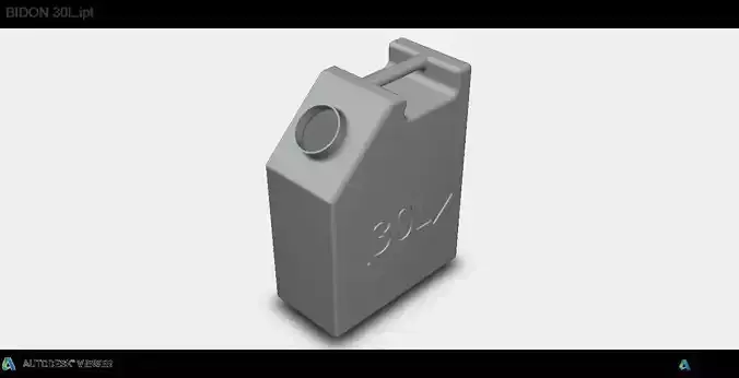jerry gas can 3D print model