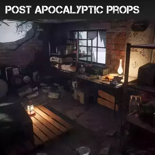 Post Apocalyptic Props Pack Unreal Engine 4