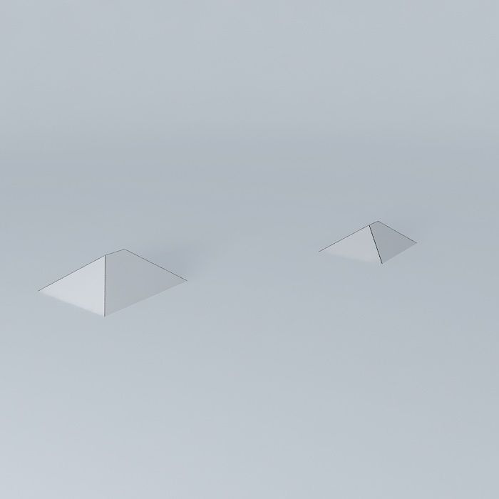 Turkish pyramids in China party 1004 Free 3D model_4