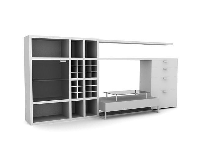 modern living room  3D model