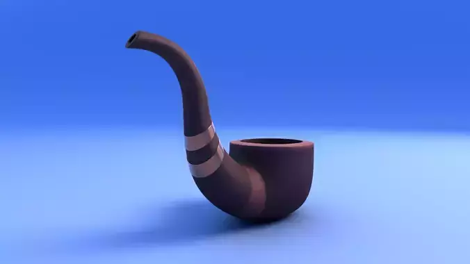 Pipe - Wood - rigged