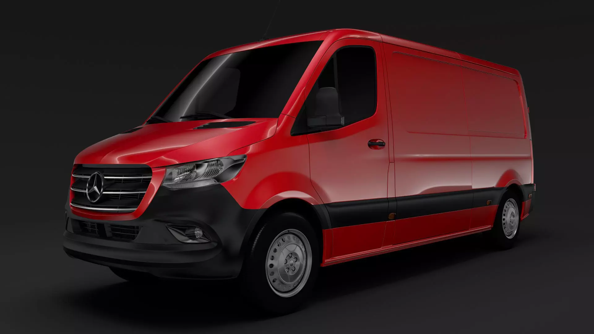 Mercedes Sprinter Panel Van L2H1 FWD 2020 3D model