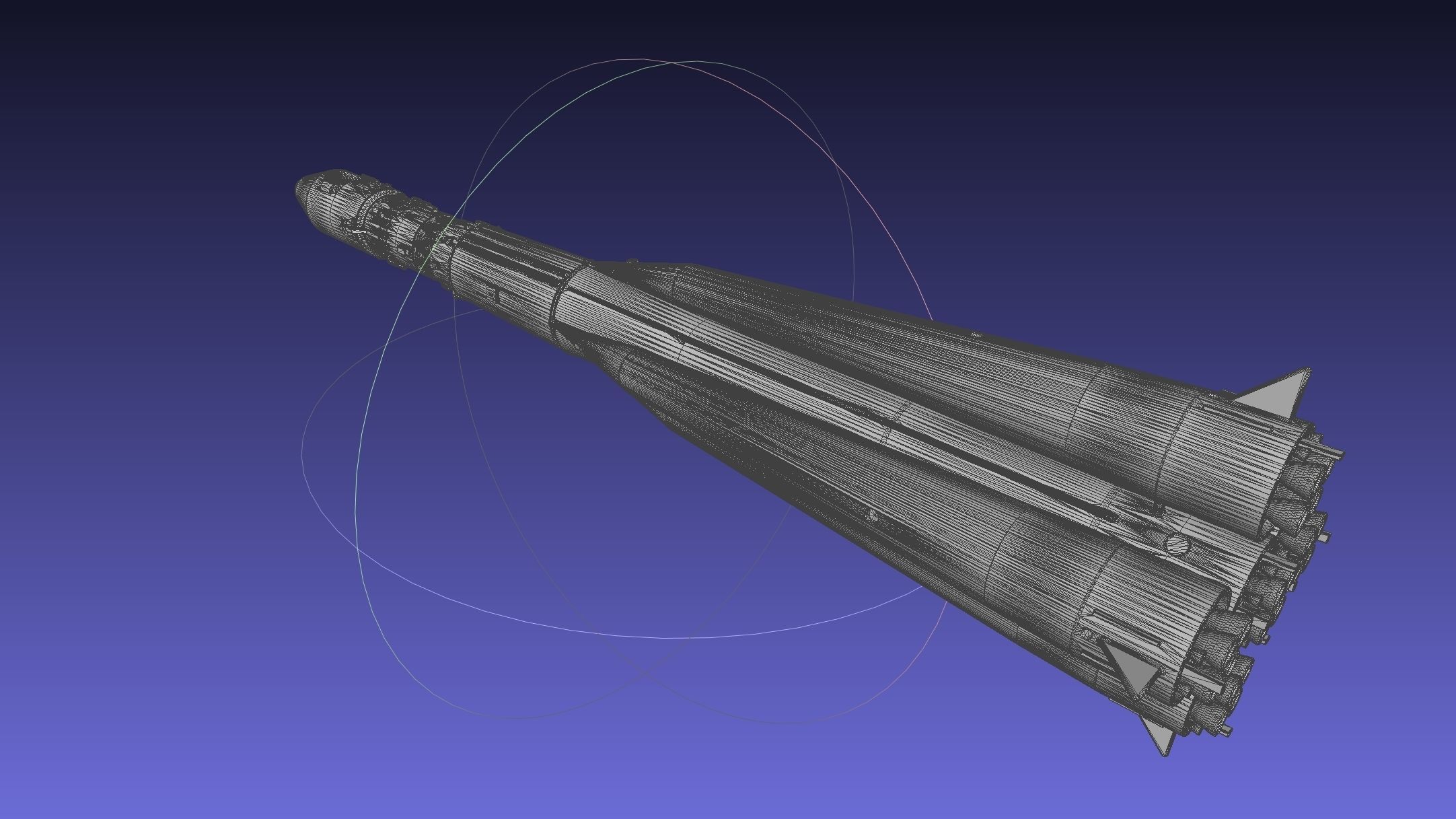 Vostok K Rocket Model 3D print model_39