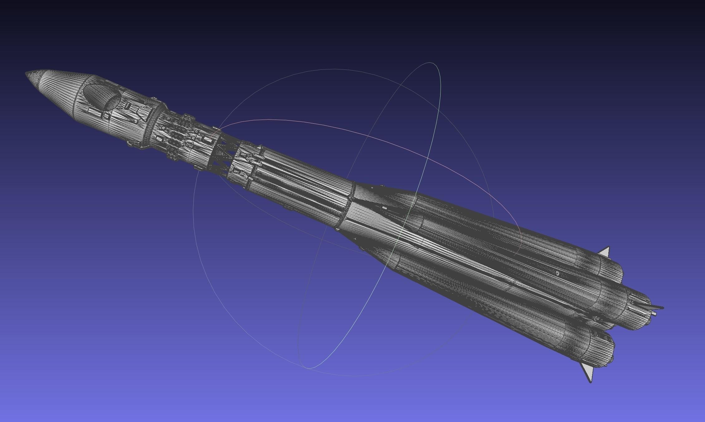 Vostok K Rocket Model 3D print model_30