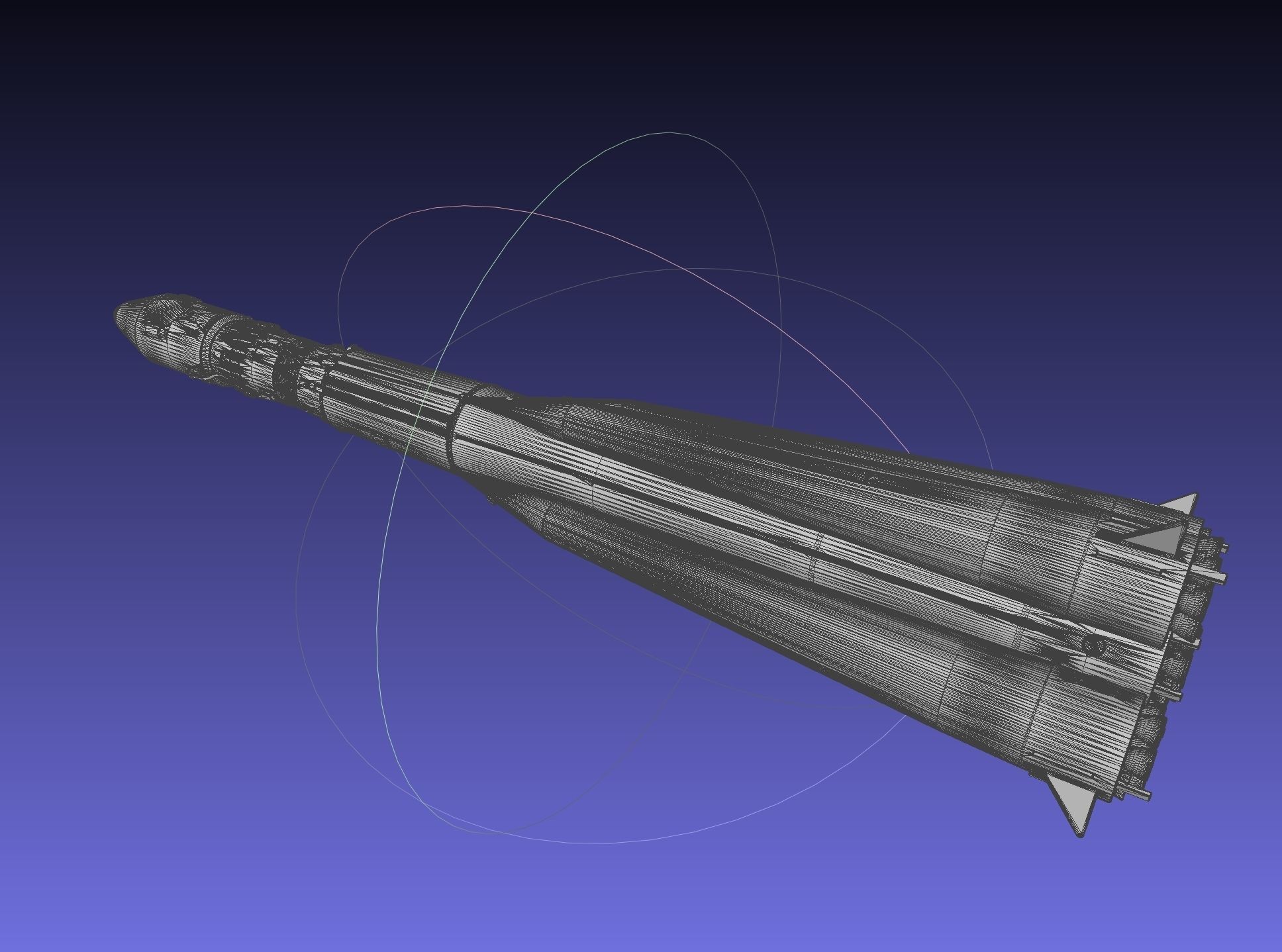 Vostok K Rocket Model 3D print model_24
